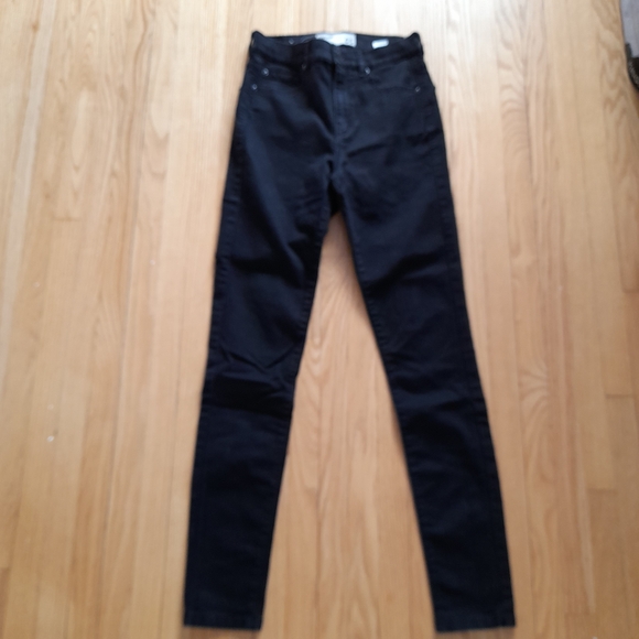 Garage Black Retro High Waist Jeggings - Picture 2 of 9